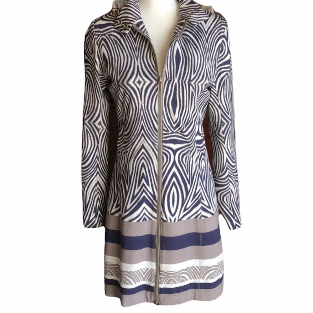 Sao Paulo Dress Coat Zebra Print 4